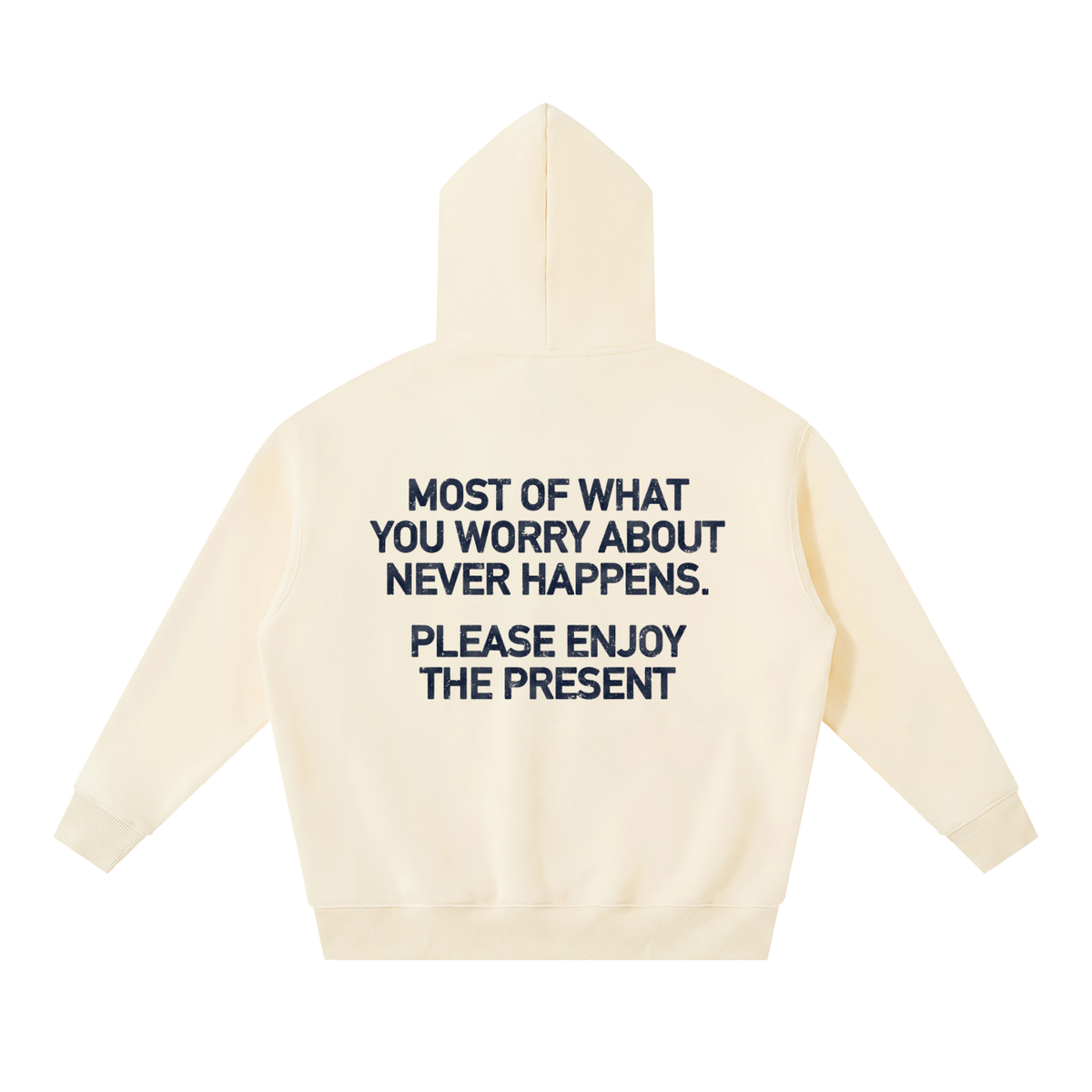 Never Happens Oversized Boxy Hoodie