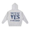 Yes Oversized Boxy Hoodie