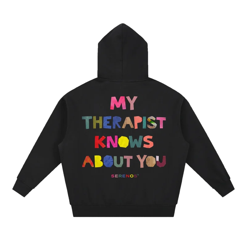 Therapist Oversized Boxy Hoodie