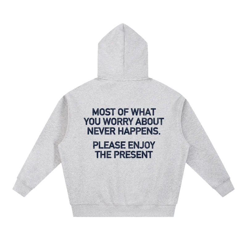 Never Happens Oversized Boxy Hoodie