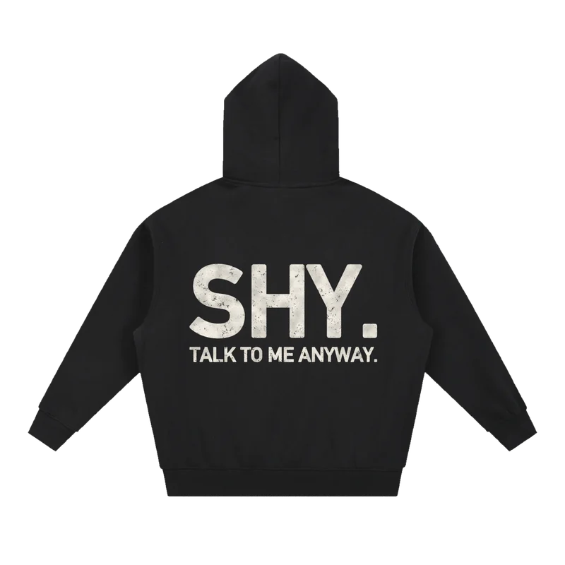 Shy Oversized Boxy Hoodie
